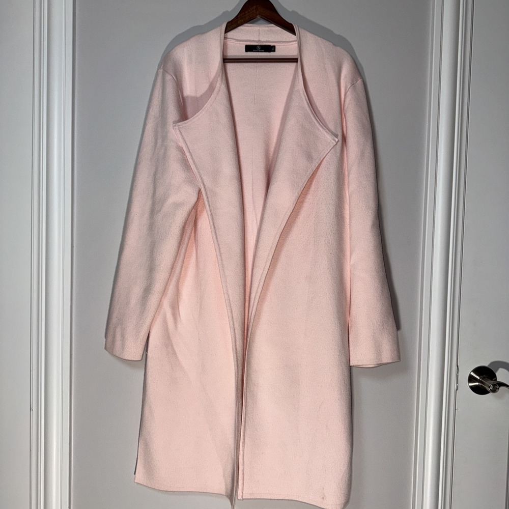 Lillusory Women's Pink Long Sleeve Knit Sweater‎ Top Size XL